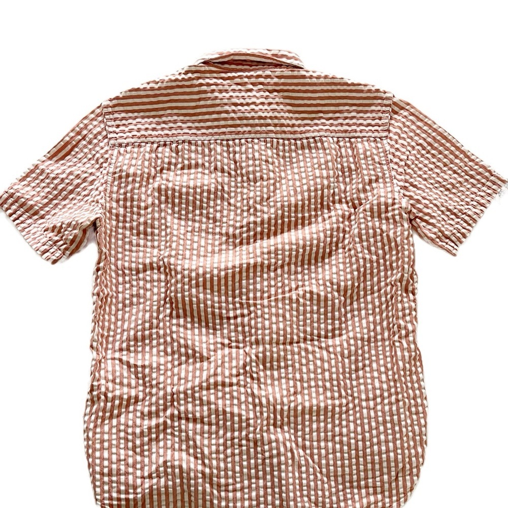 Club Monaco Pink and White Striped Shirt - Picture 4 of 8